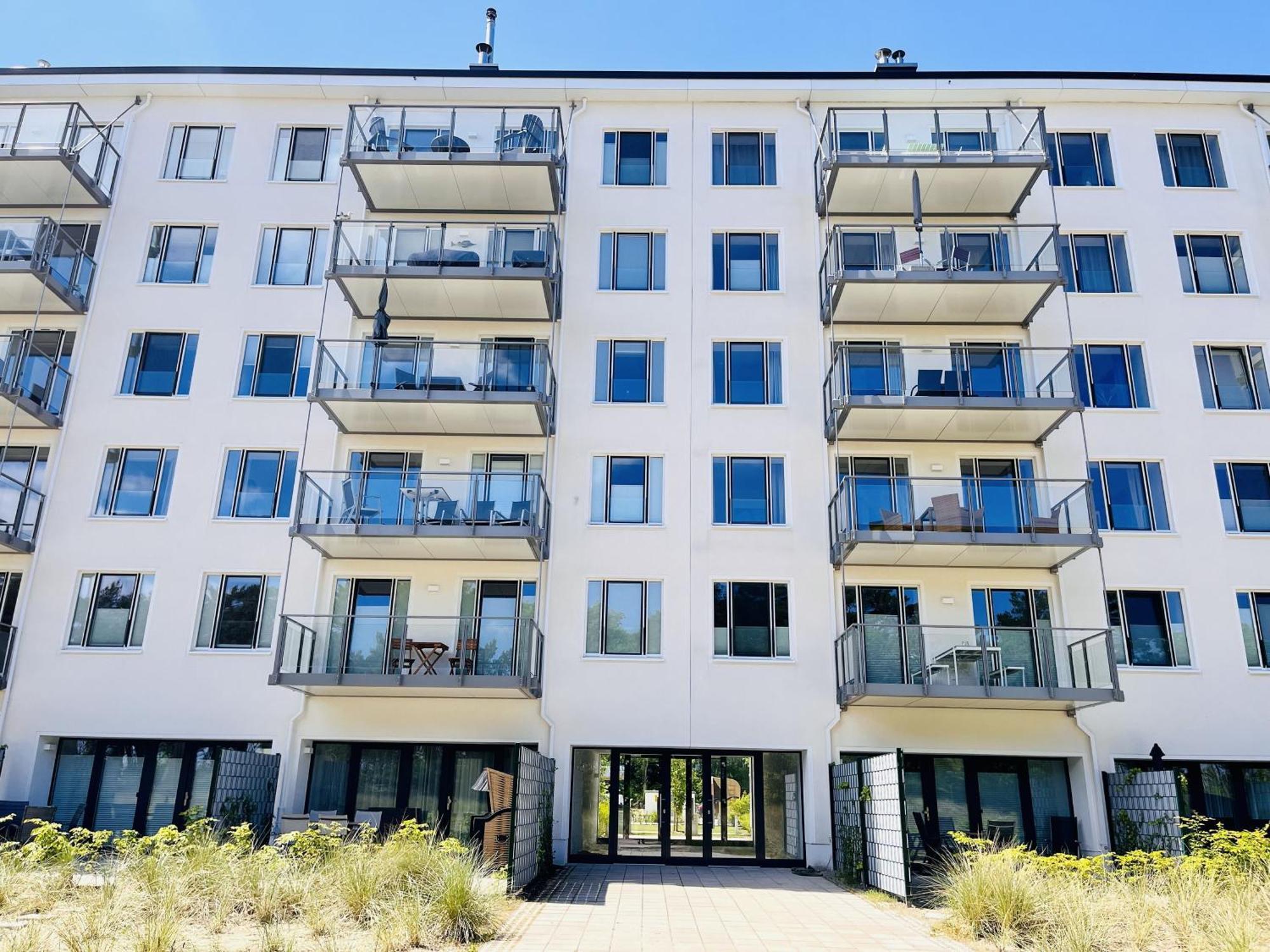 Ferienwohnung Domizil Am Meer Haus Arkona Prora ビンツ エクステリア 写真